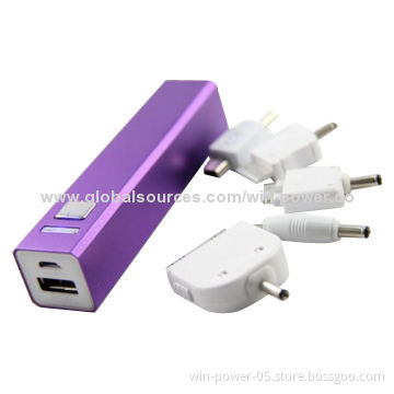 Power Bank for iPhone with 1,800, 2,200, 2,600mAh Capacity